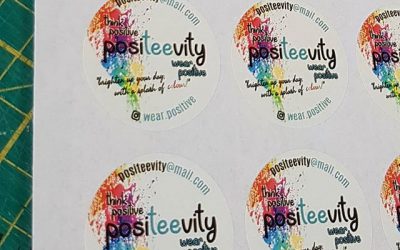 Circle stickers. To place your order whatsapp me: Mak of Big Print Birmingham on 07702153393