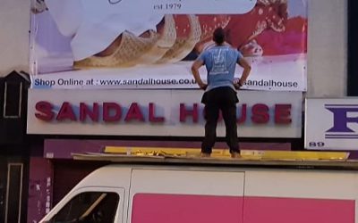 16×7 foot PVC banner. I can design, print & install very BIG Banners To place your order whatsapp me: Mak of Big Print Birmingham on 07702153393