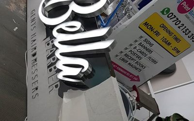 @bellabarba_320ladypool signboard ready to be fitted. To place your order whatsapp me: Mak of Big Print Birmingham on 07702153393