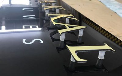 Flat cut raised letters for @tawakkalperfumes To place your order whatsapp me: Mak of Big Print Birmingham on 07702153393