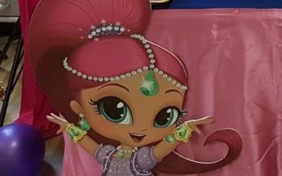 Shimmer & Shine 3 foot tall cut outs Order by @lavish_tables_and_treats Check her out To place your order whatsapp me: Mak of Big Print Birmingham on 07702153393