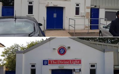 Before and after signboards for a mosque. To place your order whatsapp me: Mak of Big Print Birmingham on 07702153393