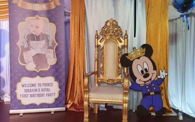 Roller Banner & Mickey Mouse cutout, produced for @elite_events__ Check her out. To place an order If at all possible PLEASE whatsapp me on 07702153393