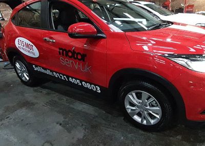 car vinyls. being applied at the customers unit @motorservuk to place an order if at all possible pl 2