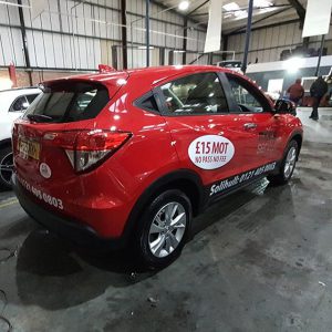 car vinyls. being applied at the customers unit @motorservuk to place an order if at all possible pl 3 Home Big Print Birmingham