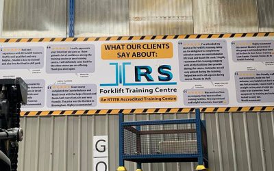 16×4 feet foamX boards fitted internally at @rsforkliftstraining To place an order If at all possible PLEASE whatsapp me on 07702153393