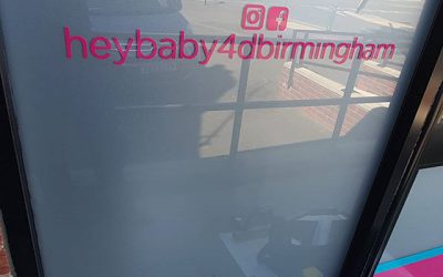 Before, during and after of a window vinyl for @heybaby4dbirmingham To place an order If at all possible PLEASE whatsapp me on 07702153393