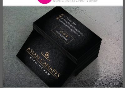 need business cards @asiancanapes to place an order if at all possible please whatsapp me on 0770215