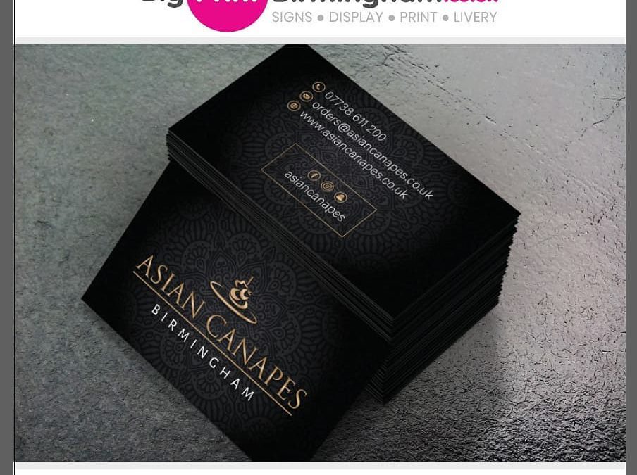 Need business cards? @asiancanapes To place an order If at all possible PLEASE whatsapp me on 07702153393