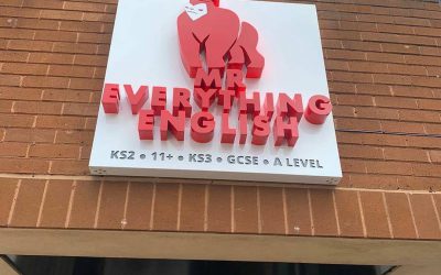 @mr.everything.english signboard To place an order for a 3D sign If at all possible PLEASE whatsapp me on 07702153393