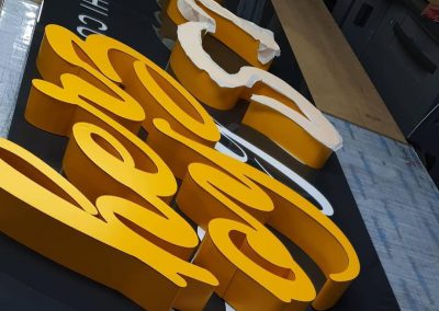 halo effect 3d letters. to place an order if at all possible please whatsapp me on 07702153393