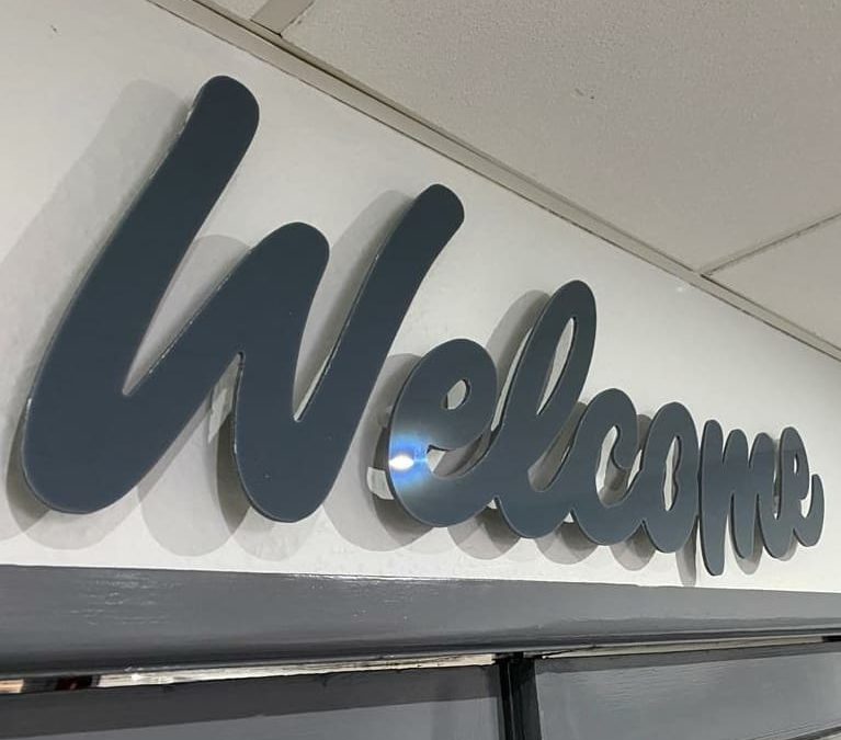 Need a welcome sign? This one was for @hollyfields_fc Don’t be a ghost. Leave me a comment. To place an order for flat cut raised letters, If at all possible PLEASE whatsapp me on 07702153393