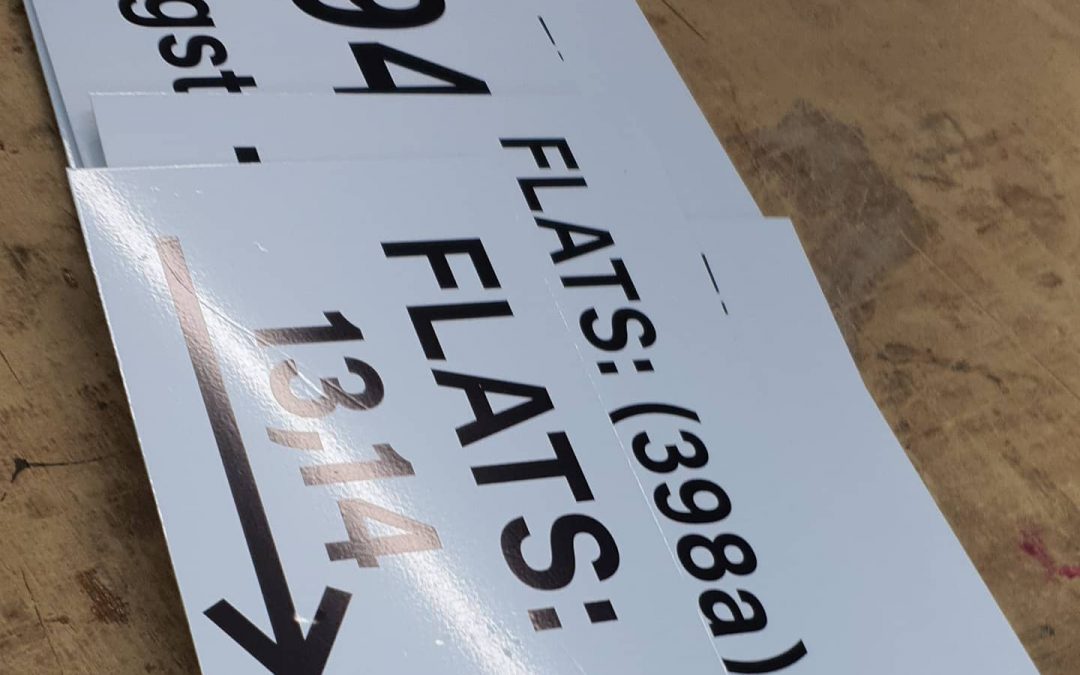 Flat number direction signs To place an order If at all possible PLEASE whatsapp me on 07702153393