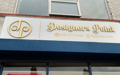 New signboard gone up for @designerspointofficial today. If you like this post. Please leave a comment. To place an order for a signboard, If at all possible PLEASE whatsapp me on 07702153393