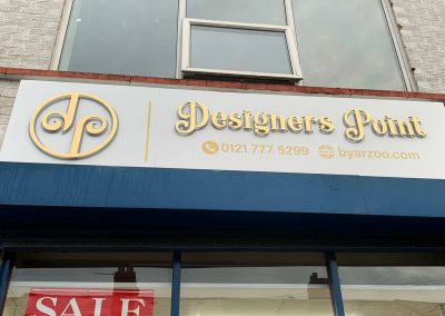 new signboard gone up for @designerspointofficial today. if you like this post. please leave a comme