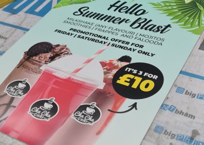 Drinks Poster Printing